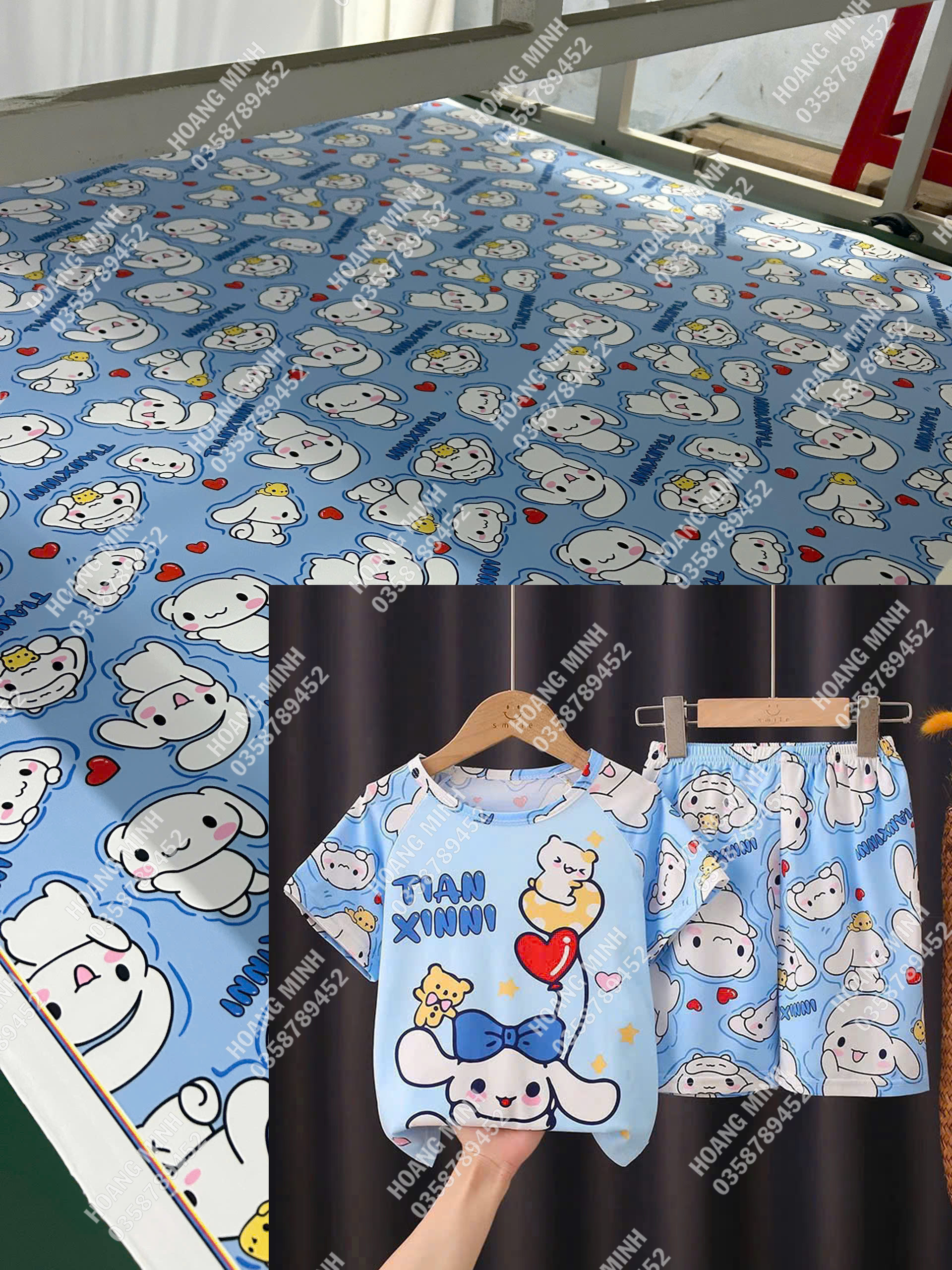 In đồ bộ trẻ em mẫu 1