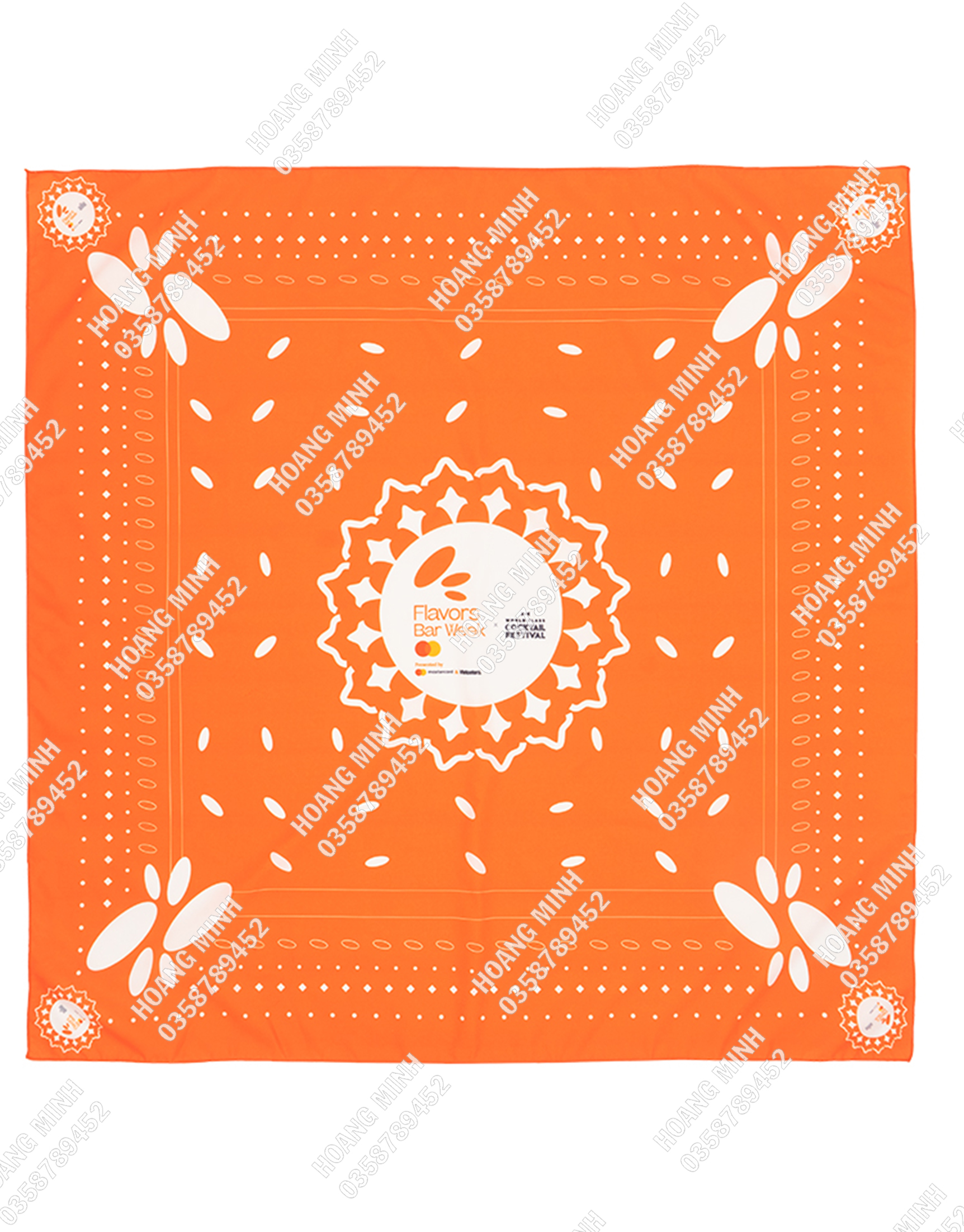 In Khăn Bandana mẫu 1
