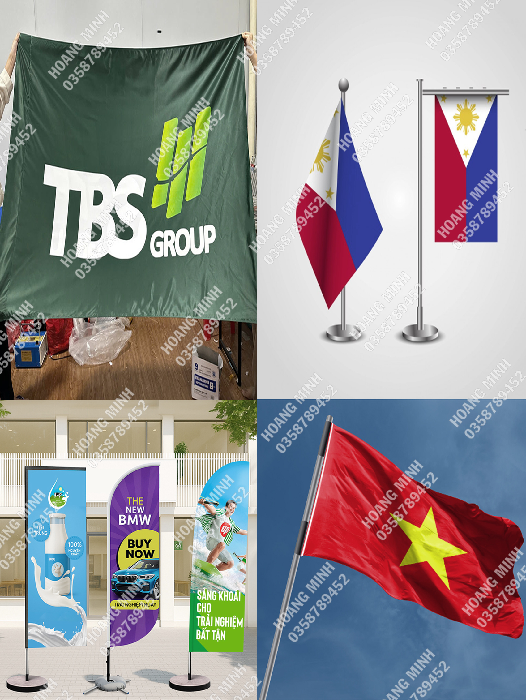 Sản Xuất  Cờ, Băng Rôn Các loại!